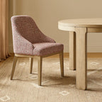 Atelier Coral WX8008 - 04 | Snug fit Dining Chair with armrest Slipcover