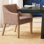 Atelier Coral WX8008 - 04 | Snug fit Dining Chair with armrest Slipcover