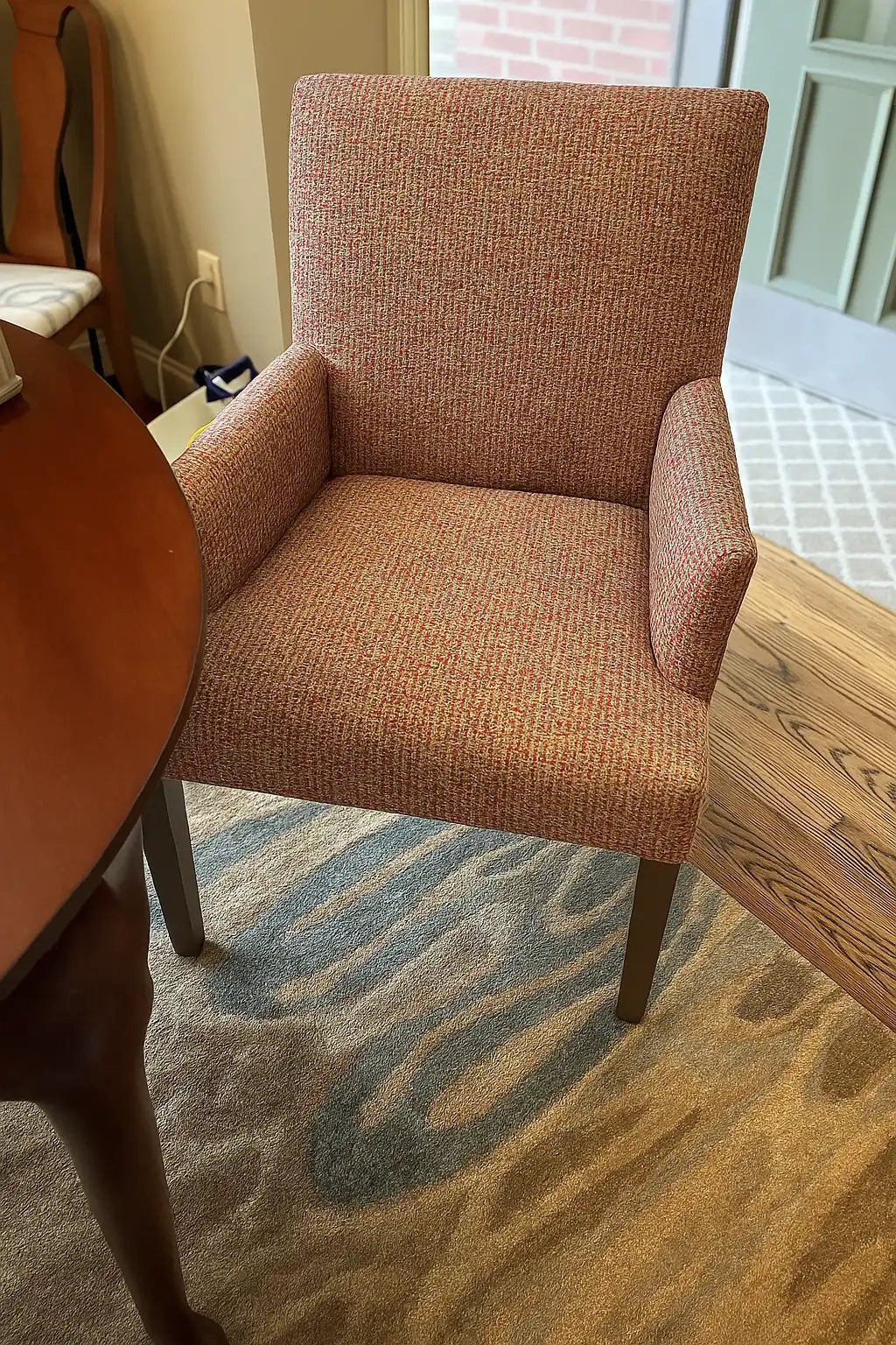 Atelier Coral WX8008 - 04 | Snug fit Dining Chair with armrest Slipcover