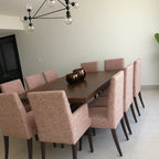 Atelier Coral WX8008 - 04 | Snug fit Dining Chair with armrest Slipcover