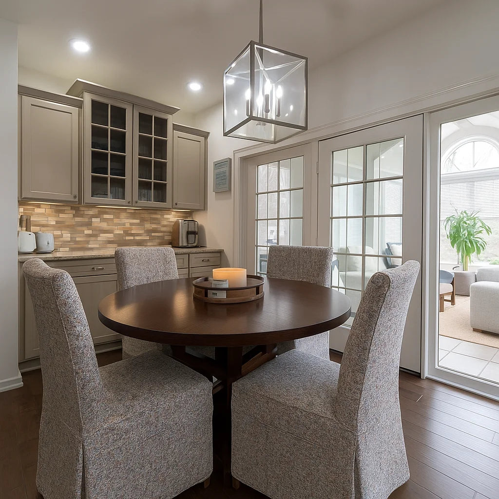 Atelier Impression WX8008 - 12 | Long-Skirt Dining Chair Slipcover