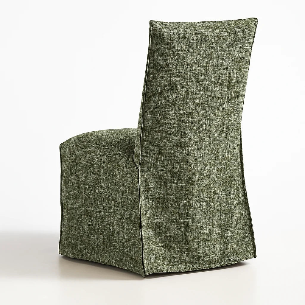 Atelier Olive WX8008 - 06 | Long-Skirt Dining Chair Slipcover