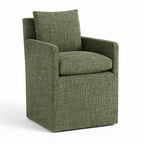 Atelier Olive WX8008 - 06 | Long-Skirt Dining Chair with armrest Slipcover