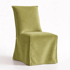 Avocado Green WB PBV2042 - 34 | Long-Skirt Dining Chair Slipcover