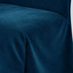 Bali Blue WB PBV2042 - 45 | Long-Skirt Dining Chair Slipcover