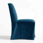 Bali Blue WB PBV2042 - 45 | Long-Skirt Dining Chair Slipcover