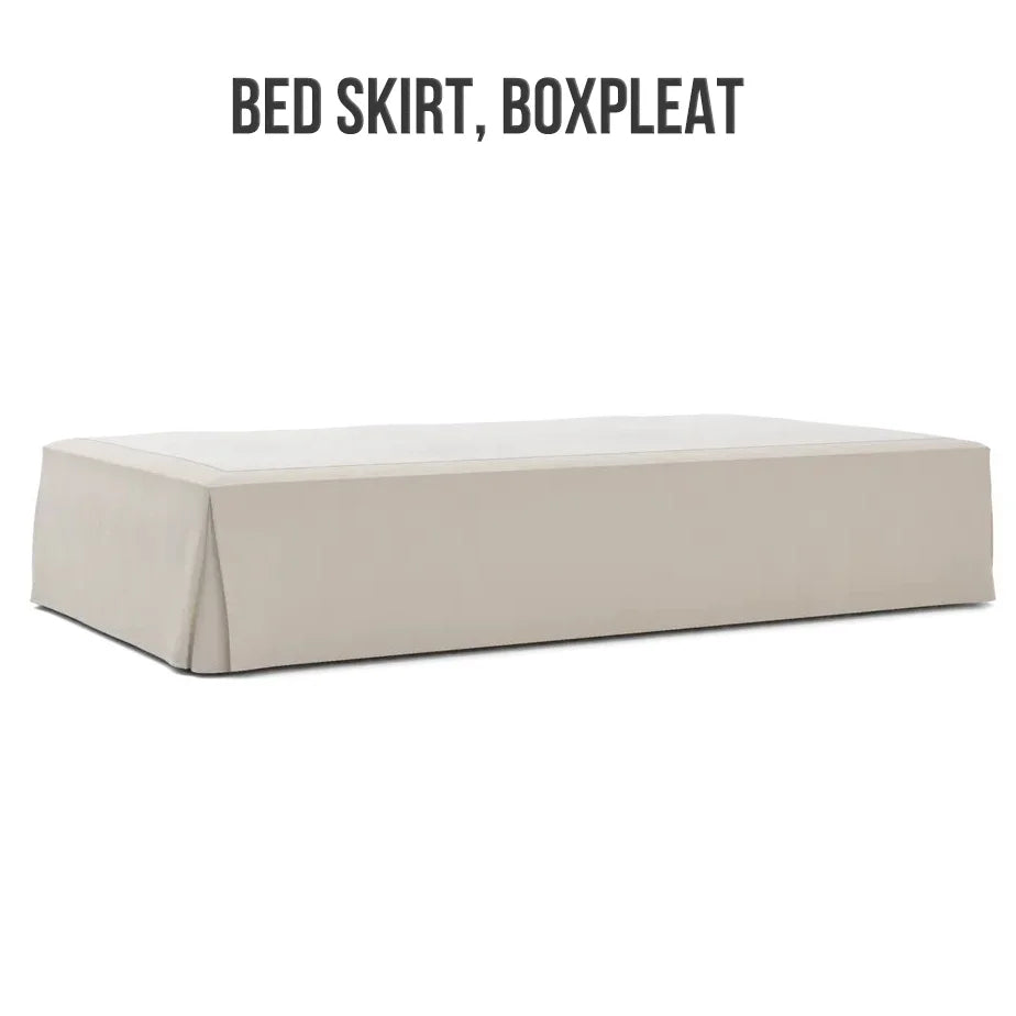 BreezeWeave Burlap Weave | Bed skirts