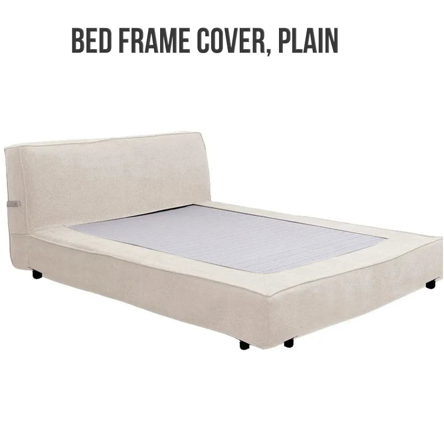 BreezeWeave Cotton–Linen Blend | Bed Frame Cover