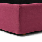 Berry Rose · Stretch-Fit Bed Frame Cover