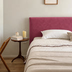 Berry Rose · Stretch-Fit Bed Headboard Cover