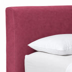 Berry Rose · Stretch-Fit Bed Headboard Cover