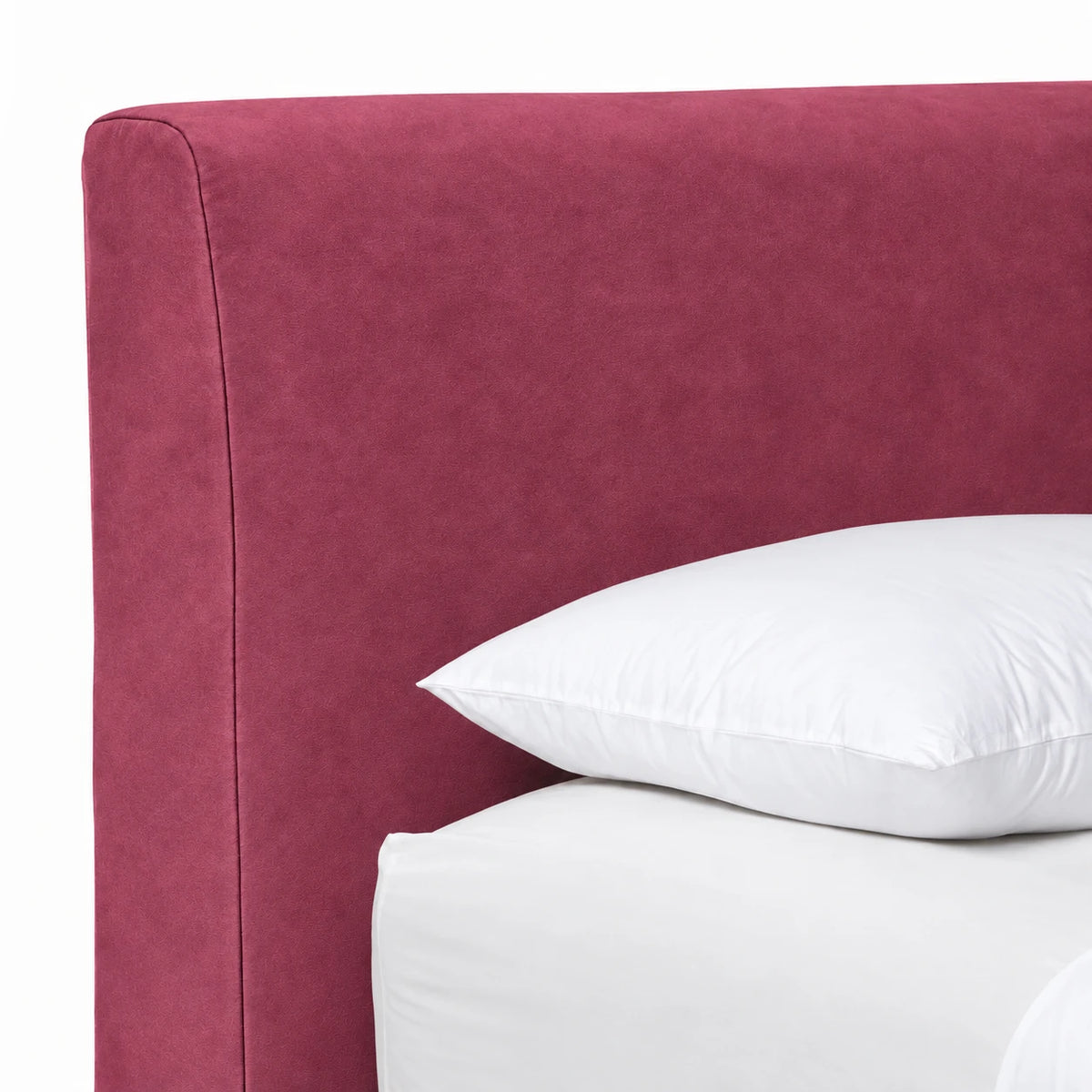 Berry Rose · Stretch-Fit Bed Headboard Cover