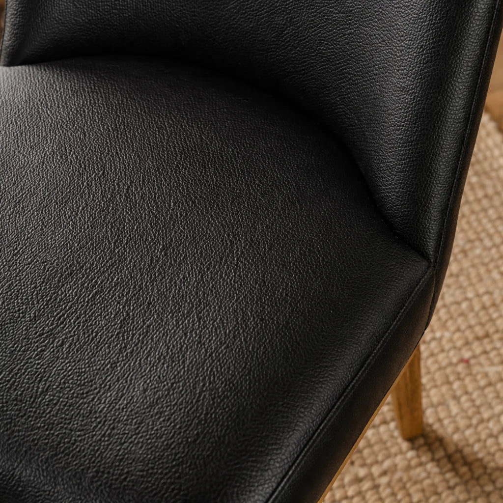Black Minotti YX-40 | Snug fit Dining Chair Slipcover