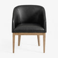 Black Minotti YX-40 | Snug fit Dining Chair with armrest Slipcover