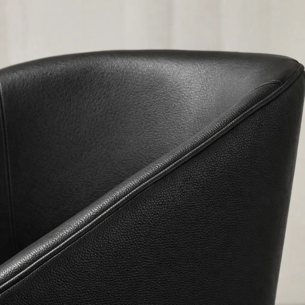 Black Minotti YX-40 | Snug fit Dining Chair with armrest Slipcover