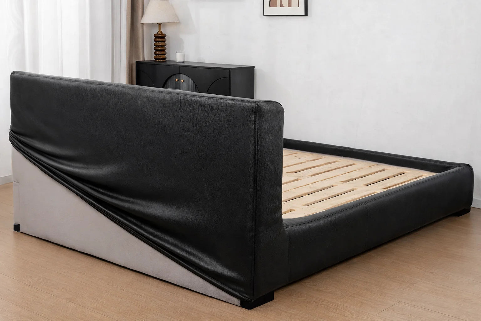 Black Minotti YX-40 | Bed Frame Cover