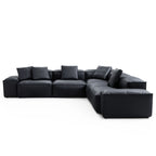 Black Minotti YX-40 | Four Seater with Corner Sectional