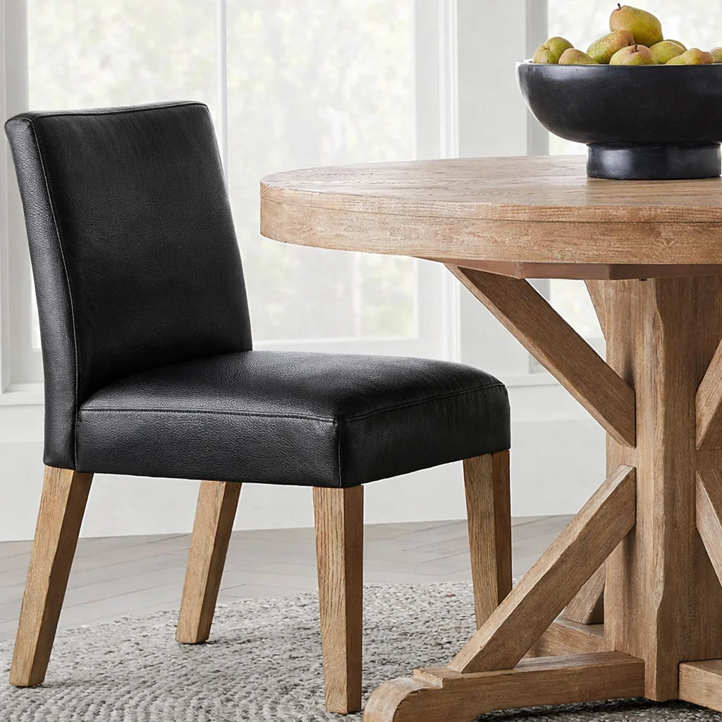 Black Minotti YX-40 | Snug fit Dining Chair Slipcover