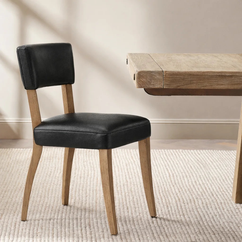 Black Minotti YX-40 | Snug fit Dining Chair Slipcover