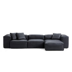 Black Minotti YX-40 | Three Seater with Chaise