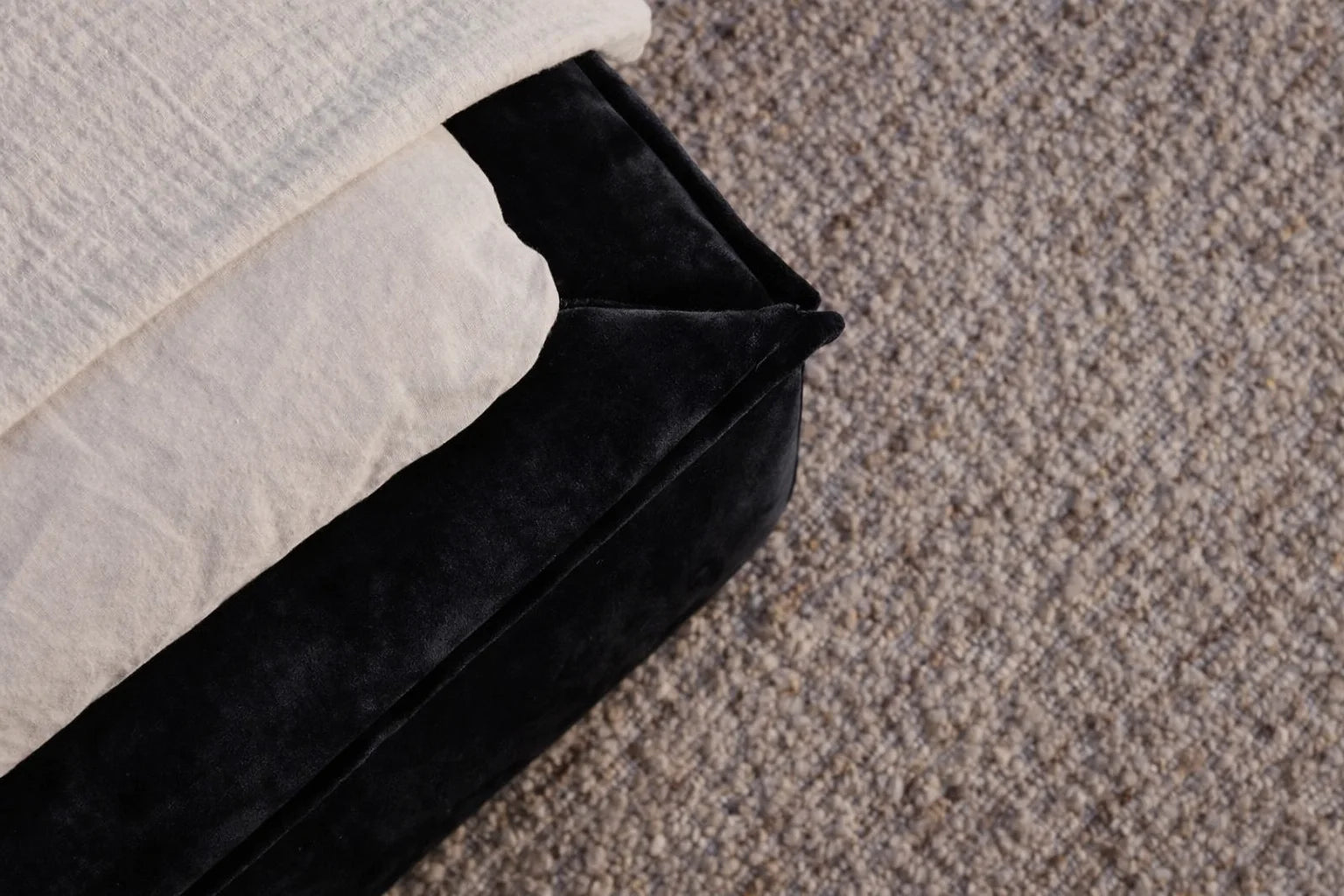 Black WB PBV2042 - 48 | Bed Skirt