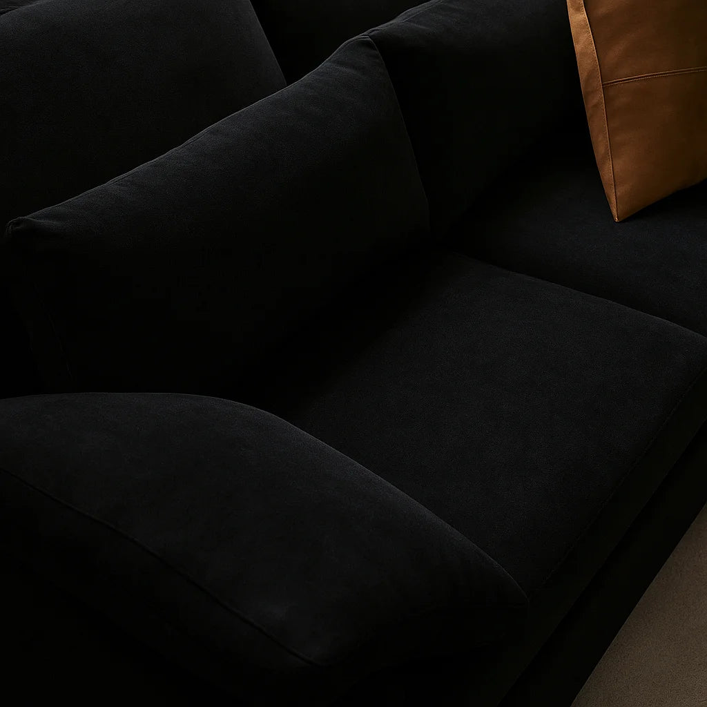 Black WB PBV2042 - 48 | Sofa Slipcover
