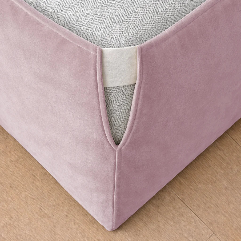 Blush Pink WB PBV2042 - 21 | Bed Frame Cover