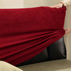 Burgundy · Stretch-Fit Bed Headboard Cover