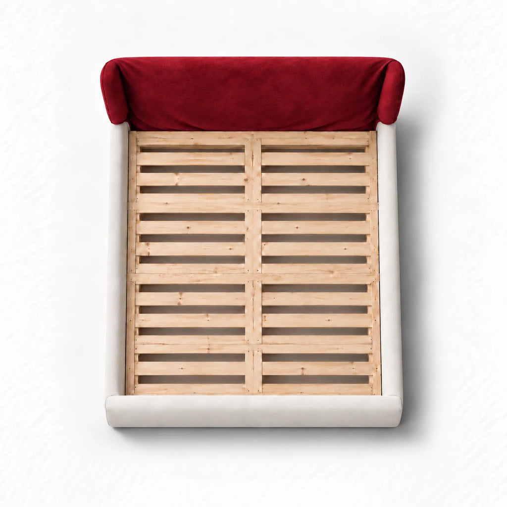 Burgundy · Stretch-Fit Bed Headboard Cover