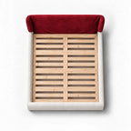 Burgundy · Stretch-Fit Bed Headboard Cover
