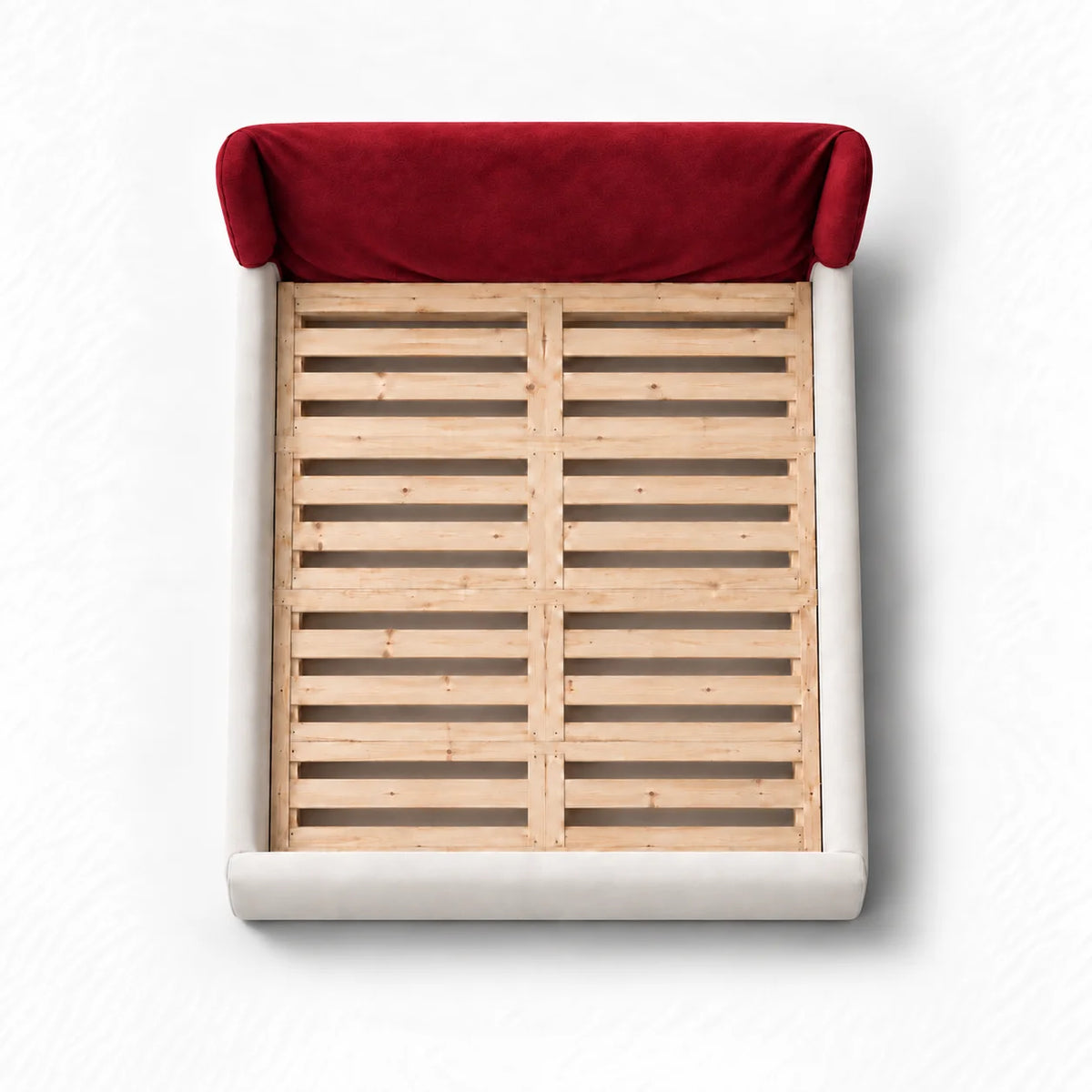 Burgundy · Stretch-Fit Bed Headboard Cover