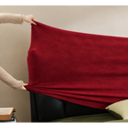 Burgundy · Stretch-Fit Bed Headboard Cover