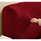 Burgundy · Stretch-Fit Bed Headboard Cover