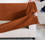 Burnished Caramel Luna-16 custom sofa slipcover