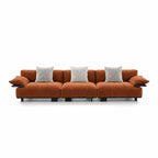 Custom Sofa Slipcover — Luna · Burnished Caramel