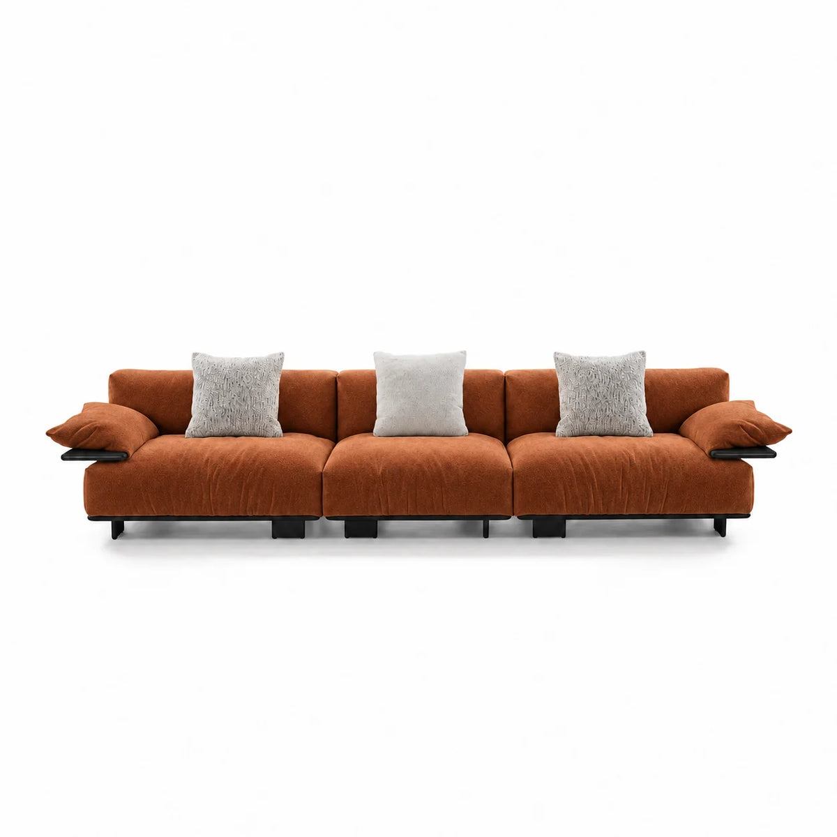 Custom Sofa Slipcover — Luna · Burnished Caramel