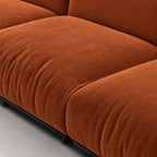 Custom Sofa Slipcover — Luna · Burnished Caramel