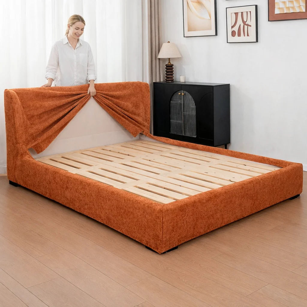 Burnt Amber WX818 - 18 | Bed Frame Cover