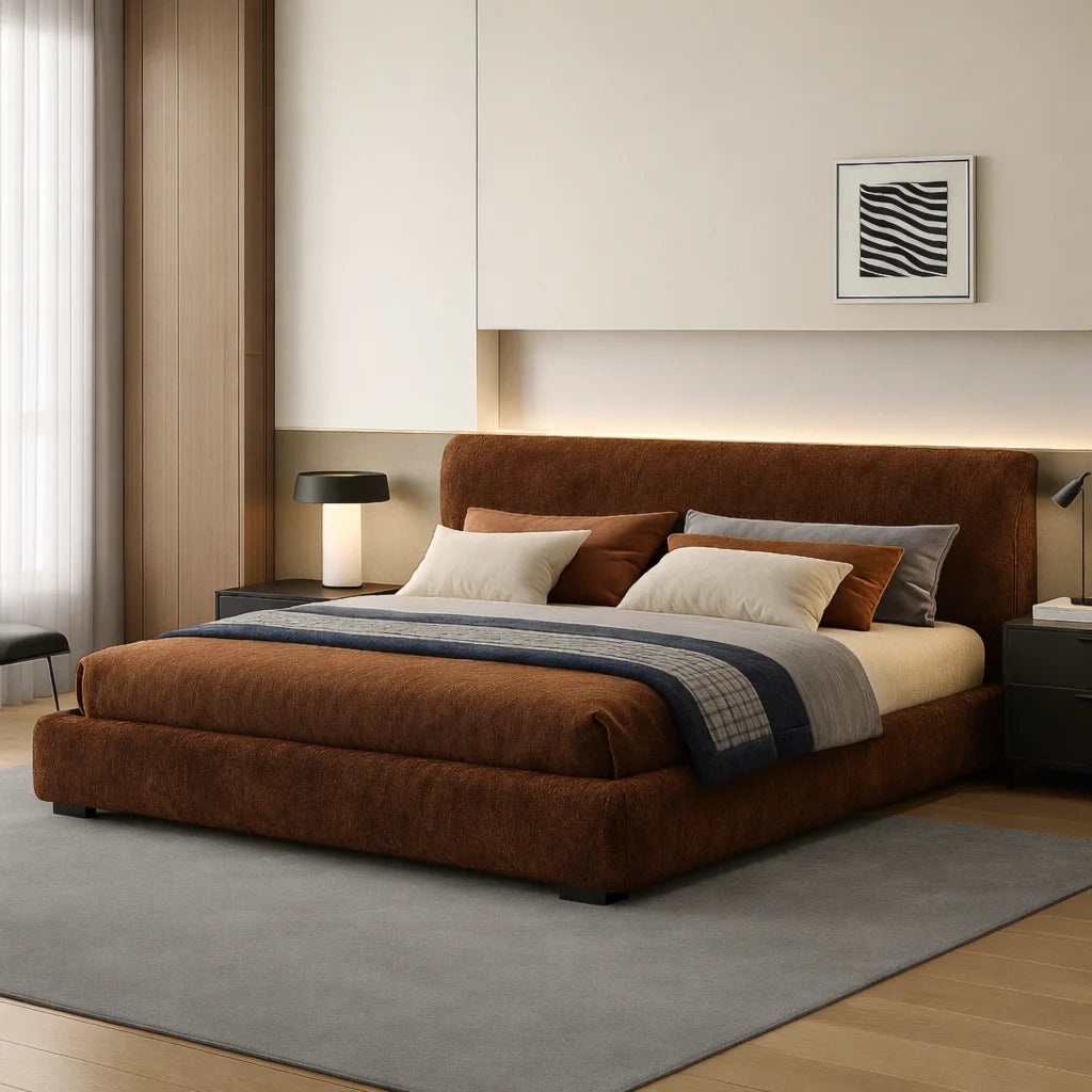 Burnt Umber WX23006 - 15 | Bed Frame Cover