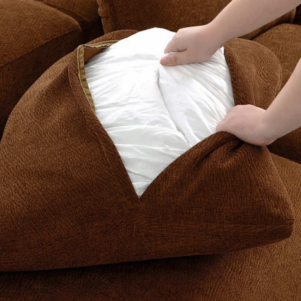 Burnt Umber WX23006 - 15 | One Seatert Corner Section