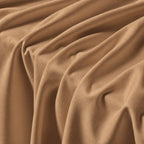 Camel Beige · Stretch-Fit Inset Bed Frame Cover · Tie Straps + Back Elastic
