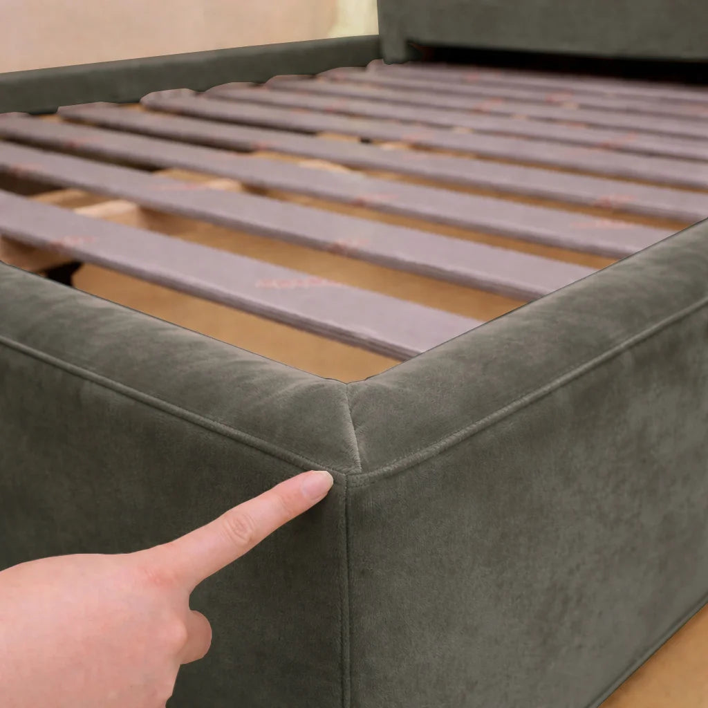 Camel Gray WB PBV2042 - 05 | Bed Frame & Headboard Cover