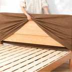 Camel Beige · Stretch-Fit Bed Headboard Cover