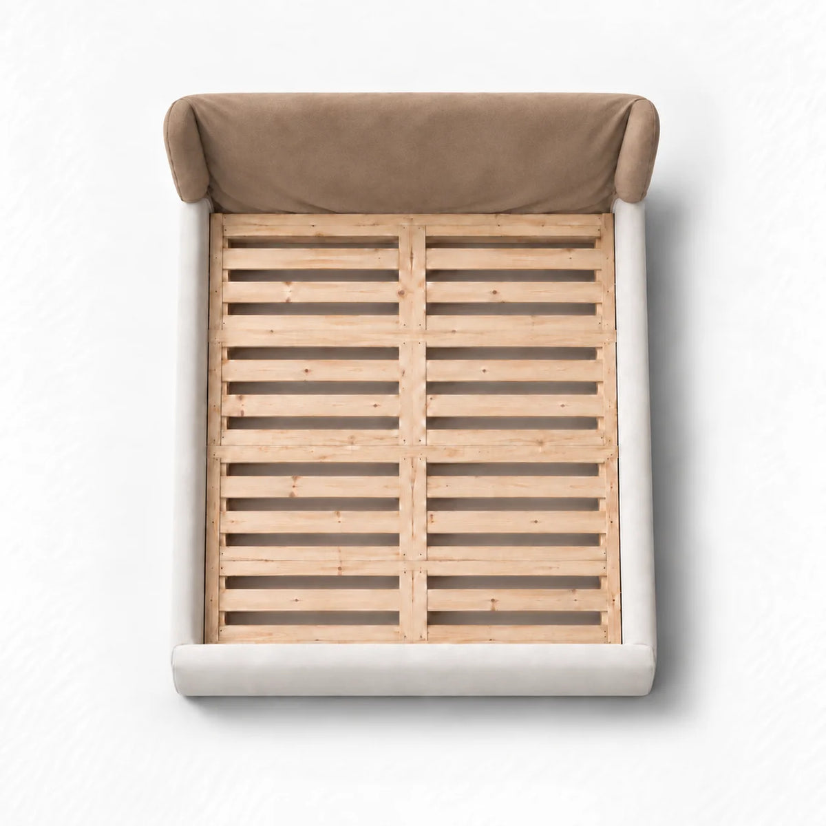 Camel Beige · Stretch-Fit Bed Headboard Cover