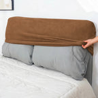 Camel Beige · Stretch-Fit Bed Headboard Cover