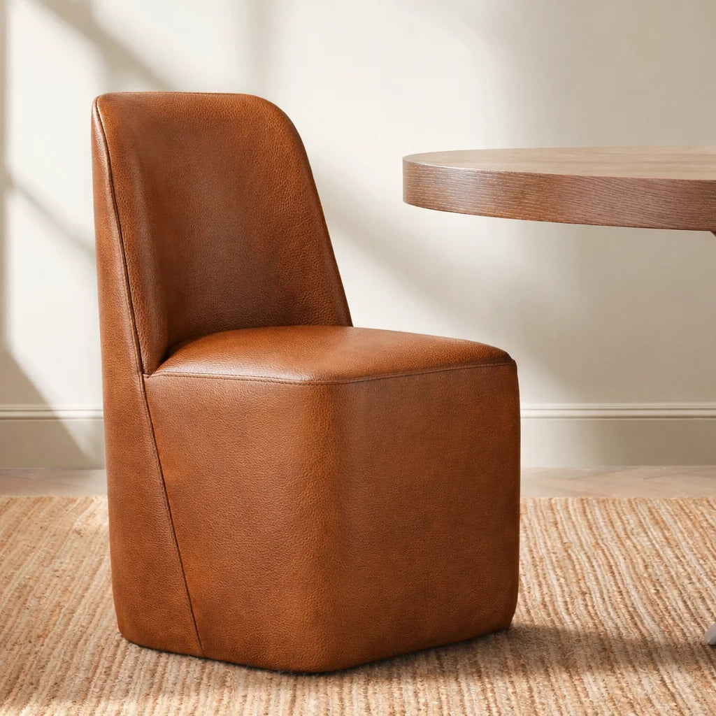 Caramel Minotti YX-24 | Long-Skirt Dining Chair Slipcover