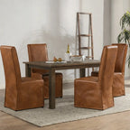 Caramel Minotti YX-24 | Long-Skirt Dining Chair Slipcover