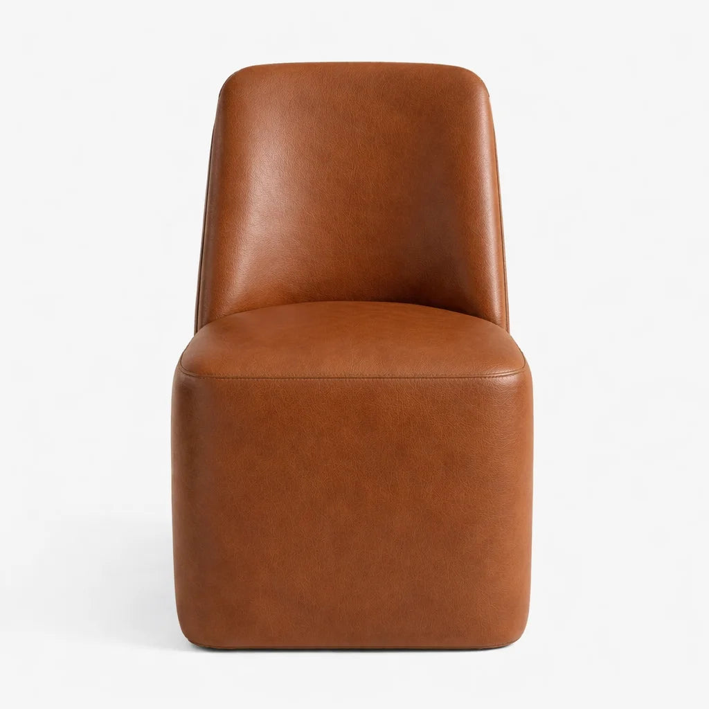 Caramel Minotti YX-24 | Long-Skirt Dining Chair Slipcover