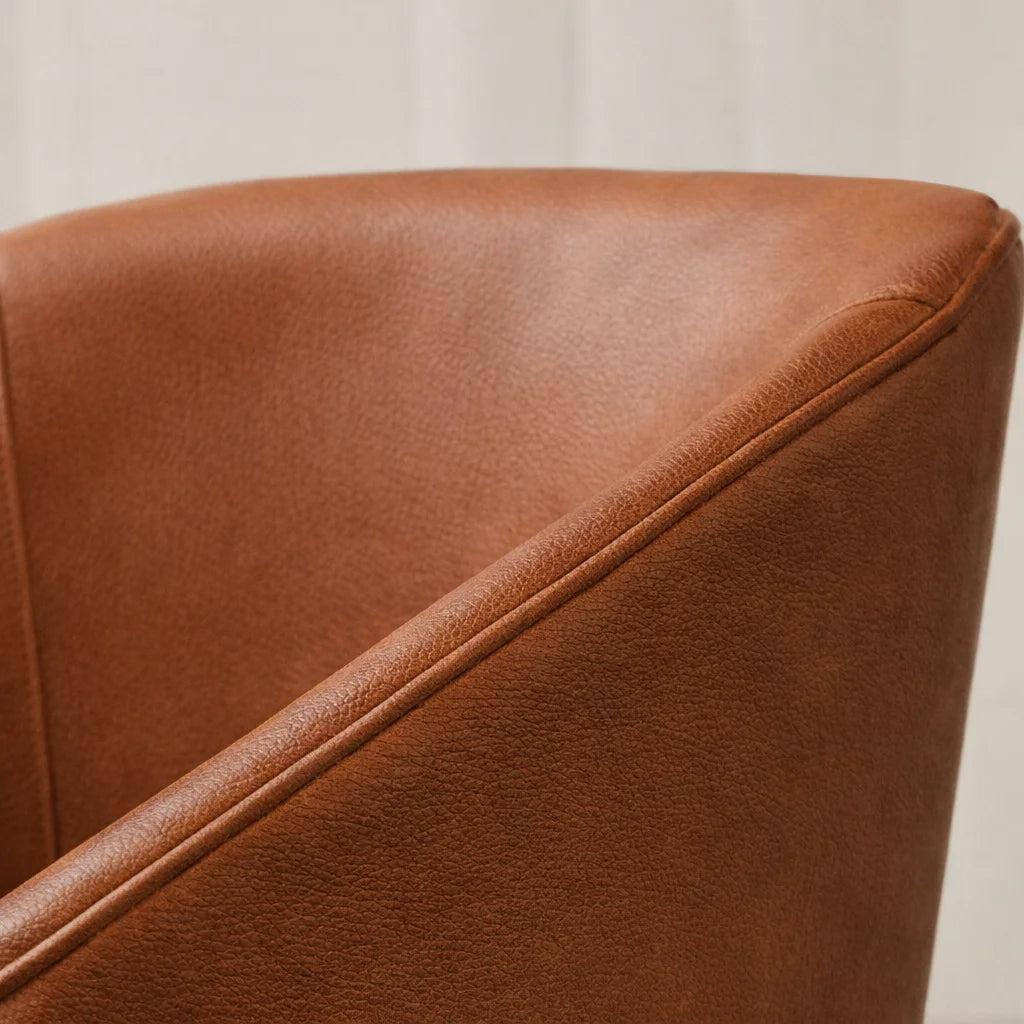 Caramel Minotti YX-24 | Snug fit Dining Chair with armrest Slipcover