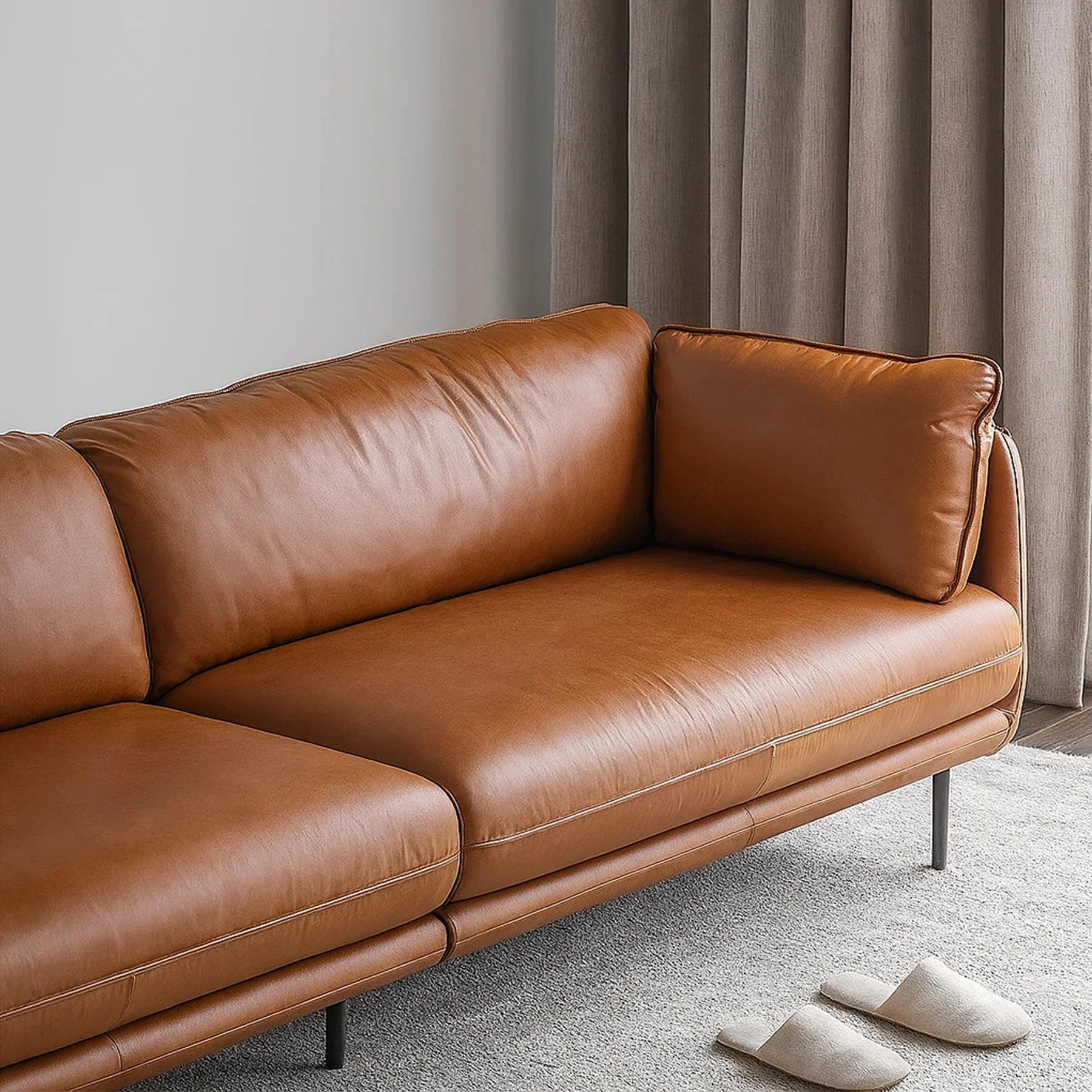 Caramel Minotti YX-24 | Four Seater with Chaise